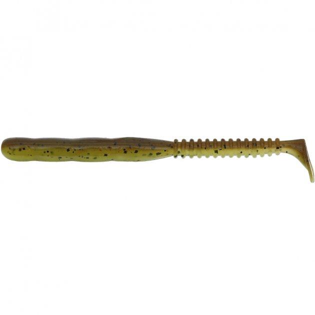 Силікон Reins ROCKVIBE SHAD 4" B08 Green Pumpkin Chart Melon (10 шт/уп.)