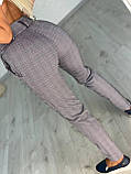 Жіночі брюки класика в клітку, фото 7