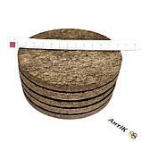 Круг полірувальний повстяний D=125 мм h=10 мм, фото 2