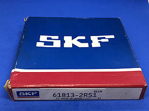Підшипник 61813 2RS1, 6813 RS, 1000813 (65*85*10) SKF Japan Original