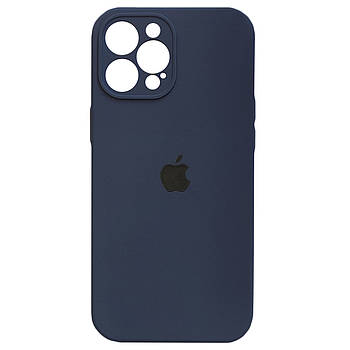 Чохол Silicone Full Camera для Apple iPhone 13 Pro Dark Blue