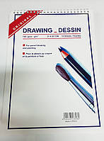 Скетчбук альбом для малювання на спіралі А4 15л /140гр.21*29,7\НА-86 drawing dessin