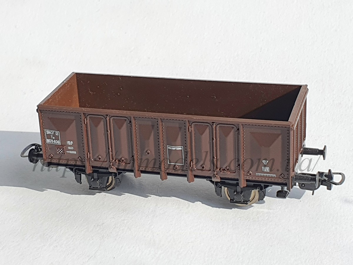 Roco модель 2-осного напіввагона належність SNCF, масштабу H0, 1:87