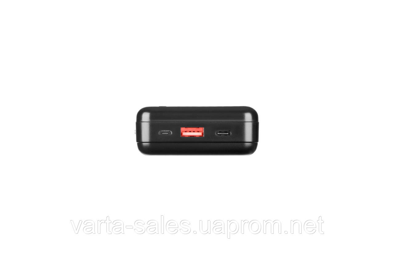 Портативное зарядное устройство 20000mAh, Geometry, PD+QC 3.0 18W, black - фото 5 - id-p1578795654