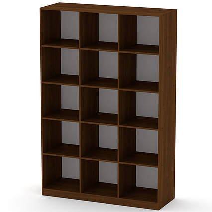 Шафа книжкова КШ-3 горіх екко Компаніт (130х45х195 см)