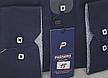 Сорочка чоловіча Passero vd-0015 темно-синя однотонна комбінована приталена Туреччина, ошатна XL, фото 9