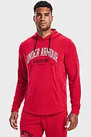 Красное мужское худи Under Armour UA Rival Try Athlc Dept HD , L , 1370354-600