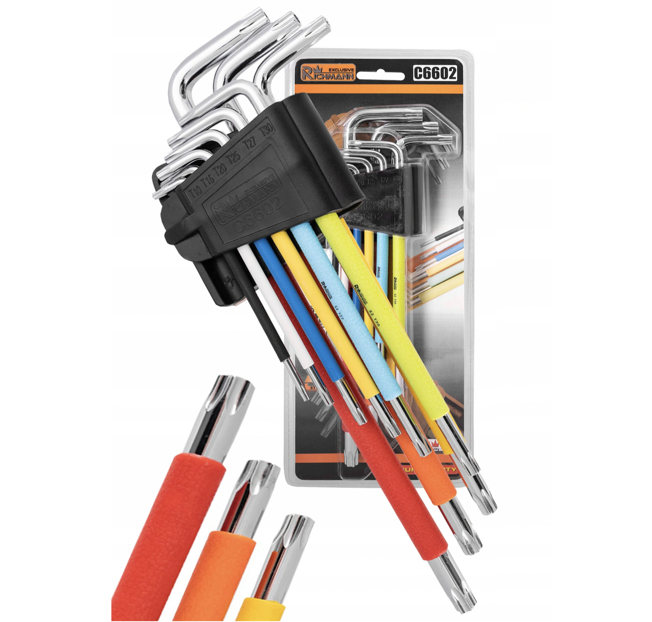 Набір зірочок Richmann TORX 9 шт Т10-Т50 (C6602), фото 1