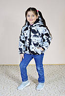 Детская куртка для девочки "Панда" 98-116 98