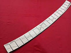 Накладка на задний бампер Skoda Octavia A7 2013-2020 седан