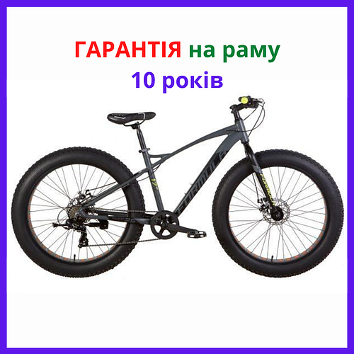 Горный велосипед Фэтбайк 26" FORMULA PALADIN 2021 (графит с хаки 17 ...