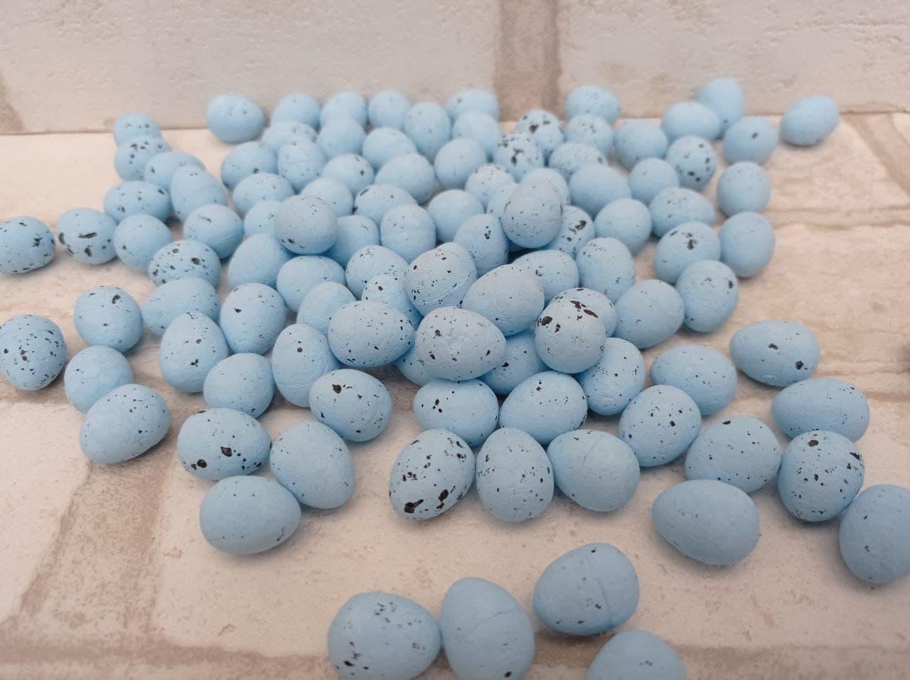 Яйця пінопластові для декору  h-2 см, 100 шт/уп, фото 1