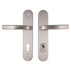 SIBA HSS Ручка дверна GUARDIAN PZ-85 на планці з захистом, матовий нікель (22 22), фото 3