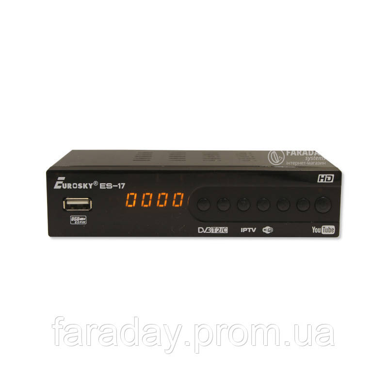 Т2 Ресивер Eurosky ES-17 — Купить Недорого на Bigl.ua (1419645759)