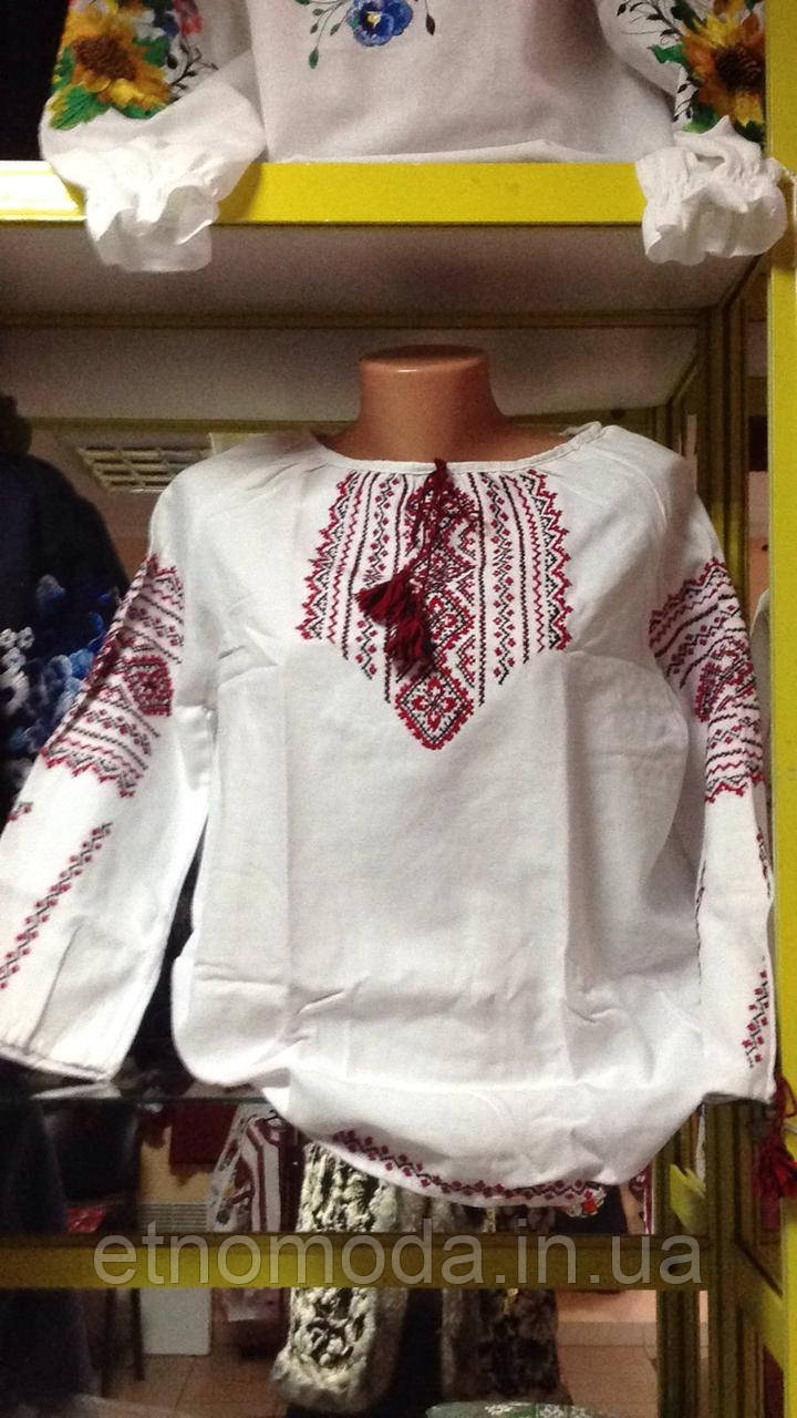 Вишиванка жіноча (полотно) короткий рукав Орнамент класика