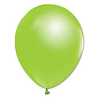 Шары воздушные пастель светло зеленые Сочная трава 10" 26 см Balonevi Турция 5 шт
