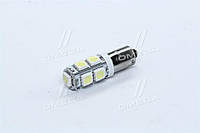 Лампа LED габарит, посветка панелі приладів T8-03 9SMD (size 5050) T4W (BA9s) білий 24V TEMPEST