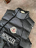 Чоловічий жилет Moncler M979 сірий, фото 5