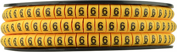 Кабельне маркування "6" EC-2 3,1-8,0 кв.мм АСКО-УКРЕМ [A0150080038], фото 1