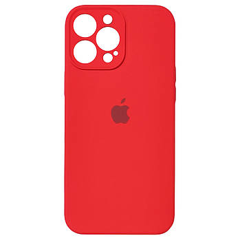 Чохол Silicone Full Camera для Apple iPhone 13 Pro Red