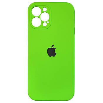 Чохол Silicone Full Camera для Apple iPhone 12 Pro Shiny Green