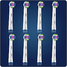 Насадки для електричної зубної щітки Oral-B 3D White 8 шт, фото 2