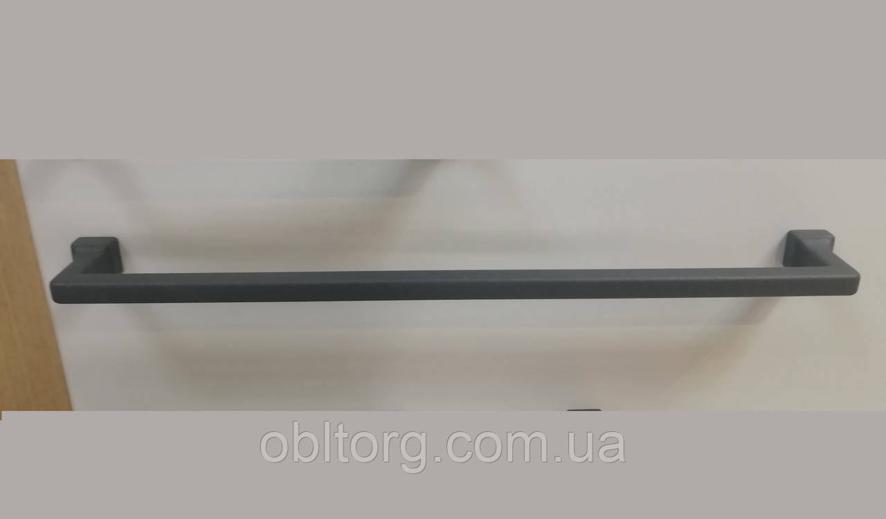 Ручка меблева скоба Gamet UR47-0320-LPS01 структурний графіт, фото 1