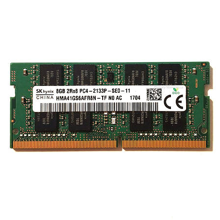 Оперативна пам'ять для ноутбука, Hynix DDR4 8Gb 2Rx8 PC4-2133P Sodimm, б/в, фото 1