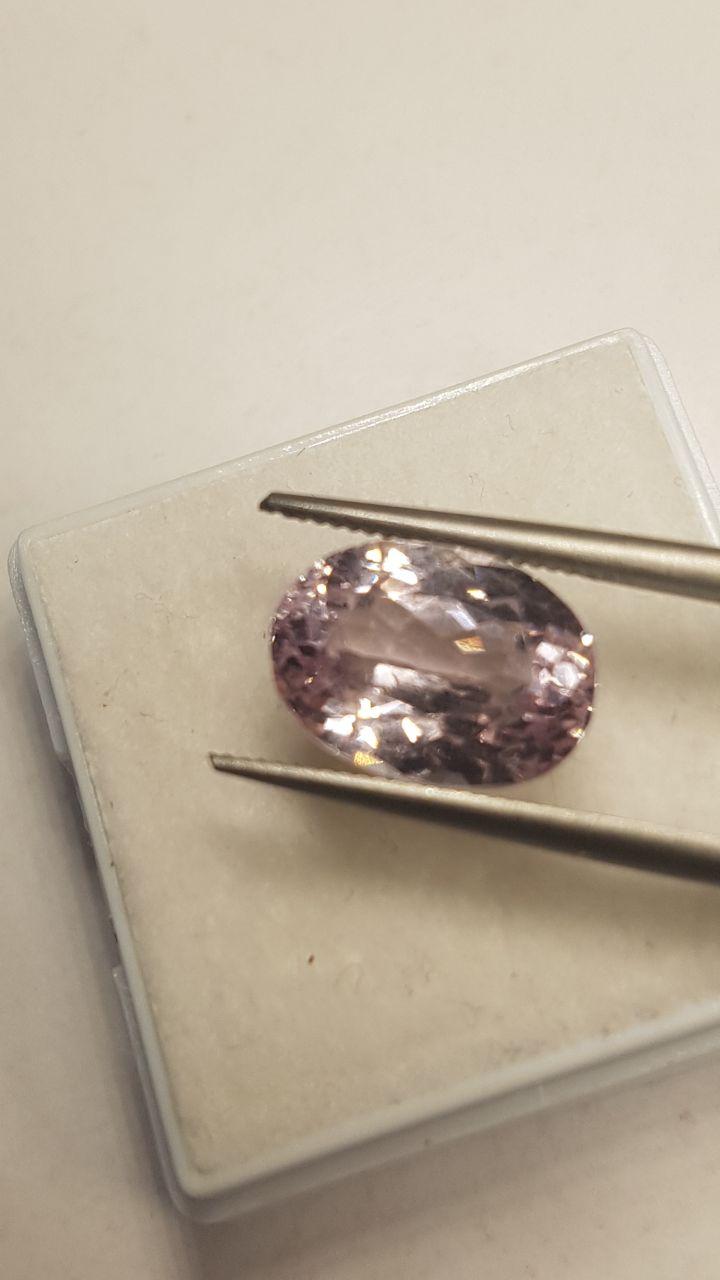 Натуральний Кунцит (Сподумен) 6.1Сt. 12.5×9.0×7.4 mm, фото 1