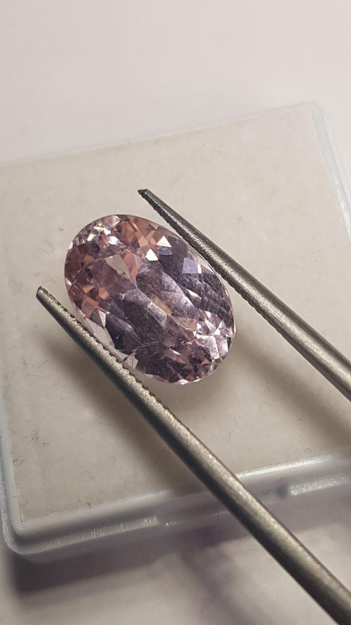 Натуральний Кунцит (Сподумен) 6.2Сt. 12.9×8.8 × 7.9 mm, фото 1