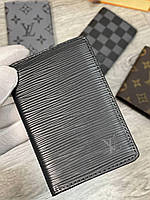 Брендовый держатель для карт Louis Vuitton D10421 черный