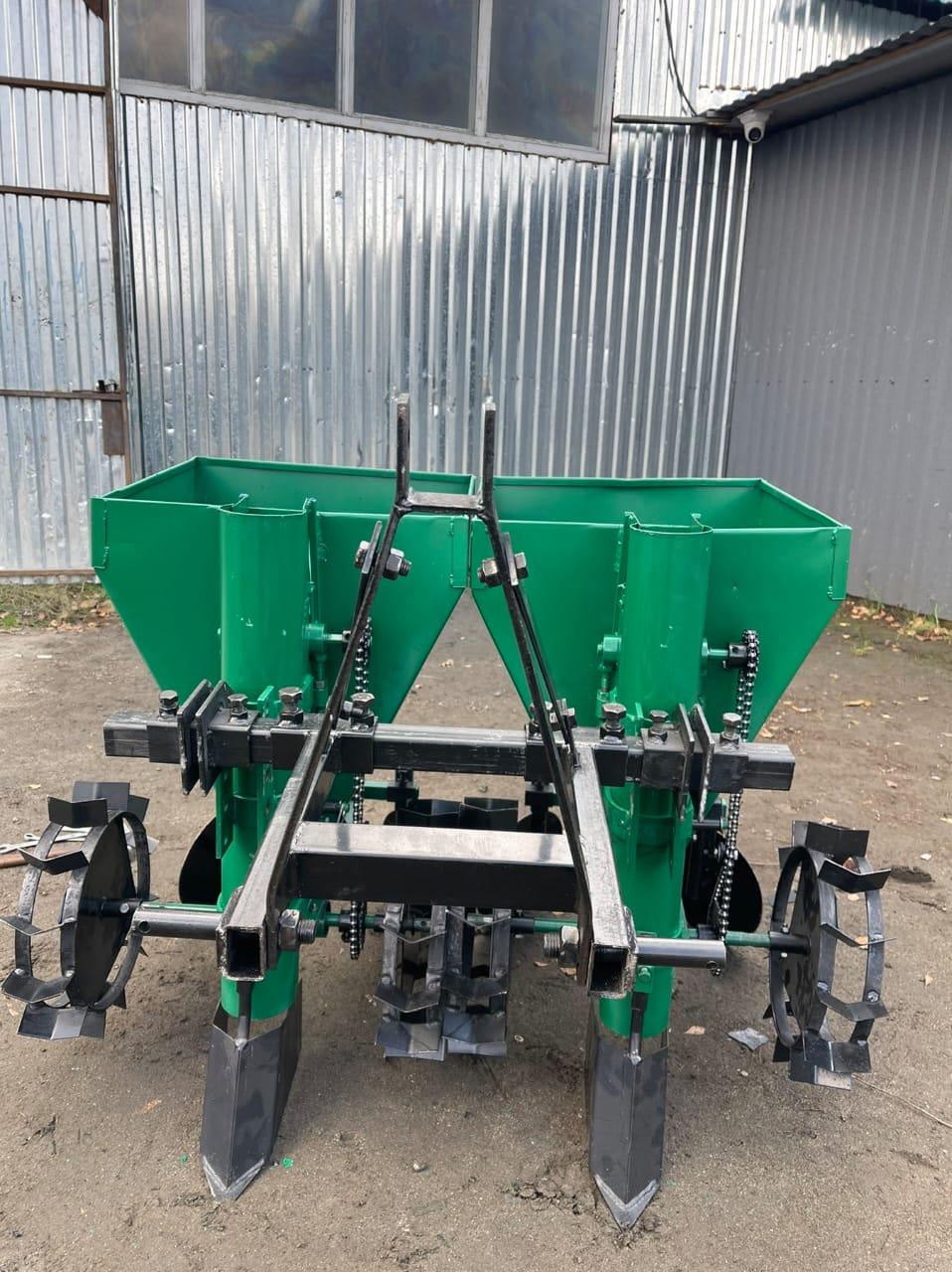 Картоплесаржалка дворядна для мінітрактора 90 літрів (3Т), фото 1