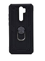 Ударопрочный чехол Serge Ring for Magnet для Xiaomi Redmi Note 8 Pro (Чёрный)