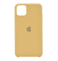 Чехол Silicone case (AAA) для Apple IPhone 11 Pro Max (6.5) (Жёлтый)