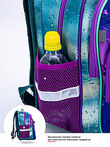 Шкільний рюкзак для дівчинки в 1-4 клас ортопедичний принт Котик SkyName R3-242, фото 2