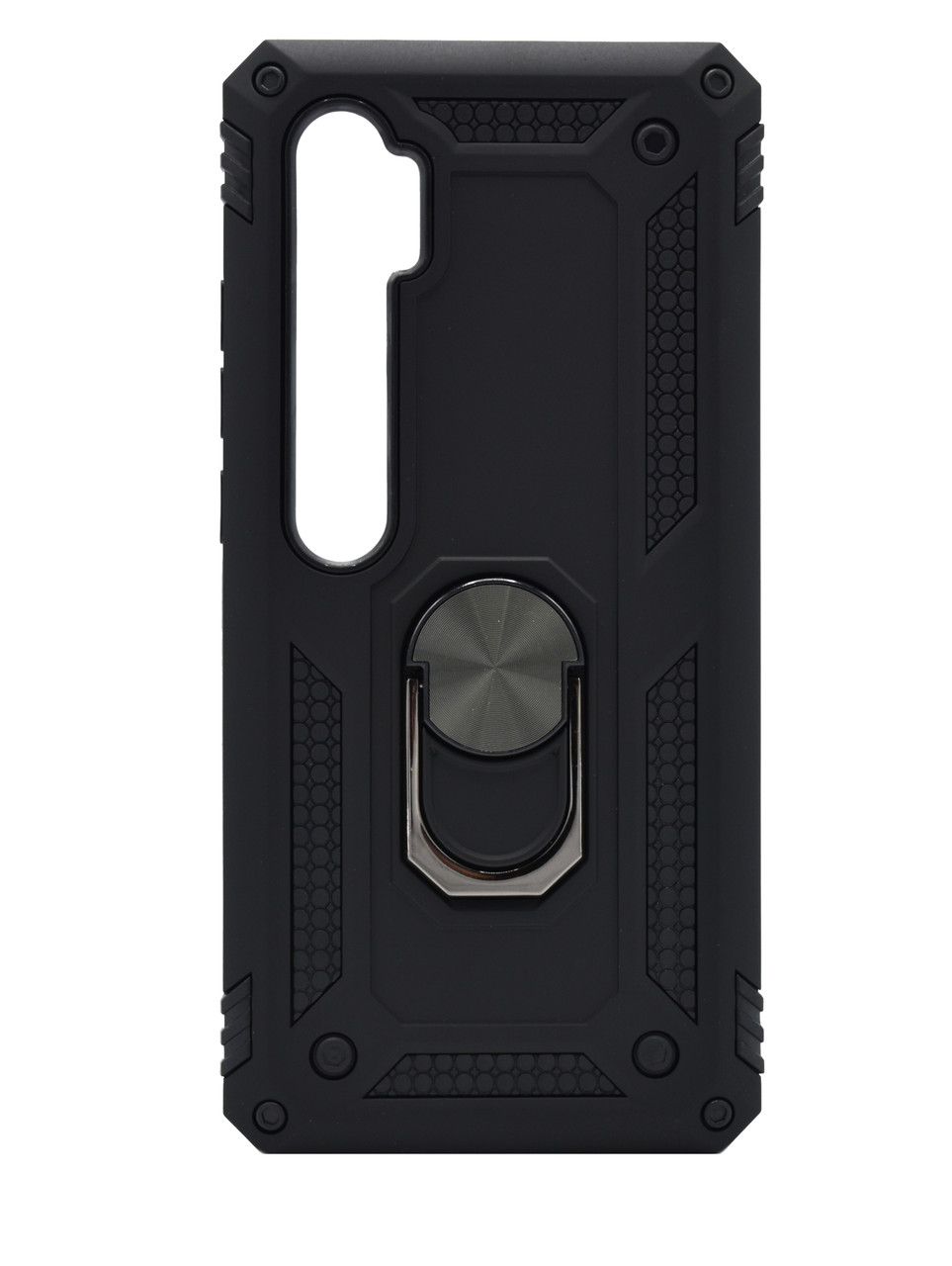 Ударопрочный чехол Serge Ring for Magnet для Xiaomi Mi Note 10 / Note 10 Pro / Note 10 Lite (Чёрный) - фото 1 - id-p1578911146