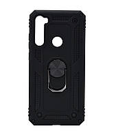 Ударопрочный чехол Serge Ring for Magnet для Xiaomi Redmi Note 8T (чёрный)