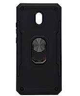 Ударопрочный чехол Serge Ring for Magnet для Xiaomi Redmi 8 / 8a (Чёрный)