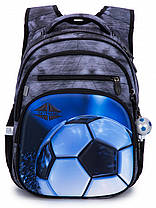 Рюкзак шкільний 1-4 клас для хлопчика ортопедичний Футбол М'яч 38*29*19 SkyName R3-249, фото 2