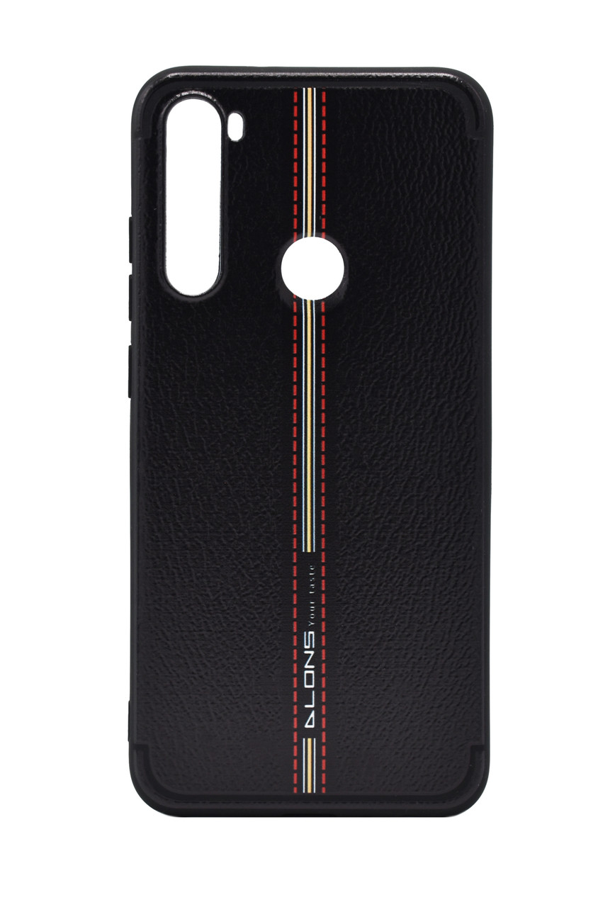 TPU чехол DLONS Lenny Series для Xiaomi Redmi Note 8 (Чёрный) - фото 1 - id-p1578910659