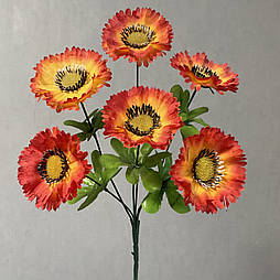 Штучні квіти Букет маргаритки, 34 см (50 шт. в уп)