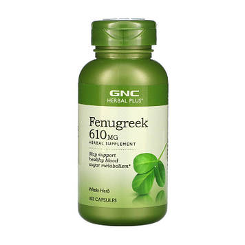 Екстракт насіння Пажитника GNC Fenugreek 610 mg (100 caps)