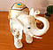 Фігура слона із серцем, хобот до верху 35см   H2449-4N, фото 5