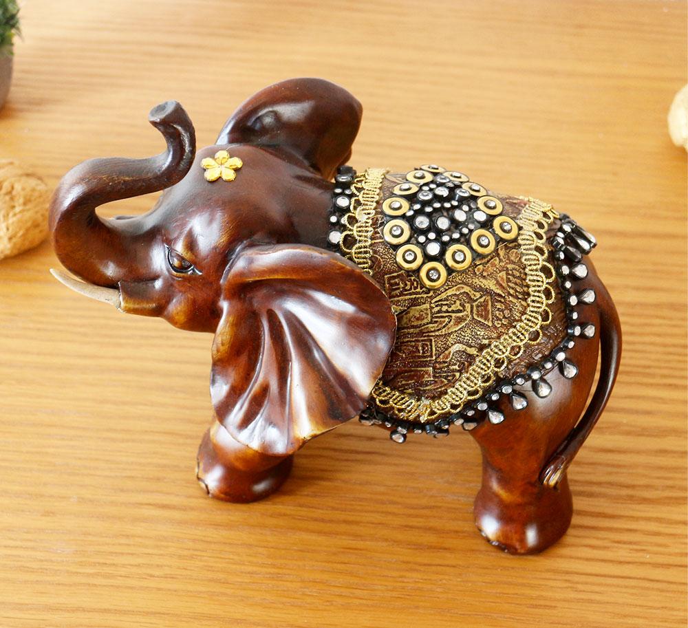 Фигурка слона с украшениями 20 см. H2624-3D - фото 4 - id-p625416222