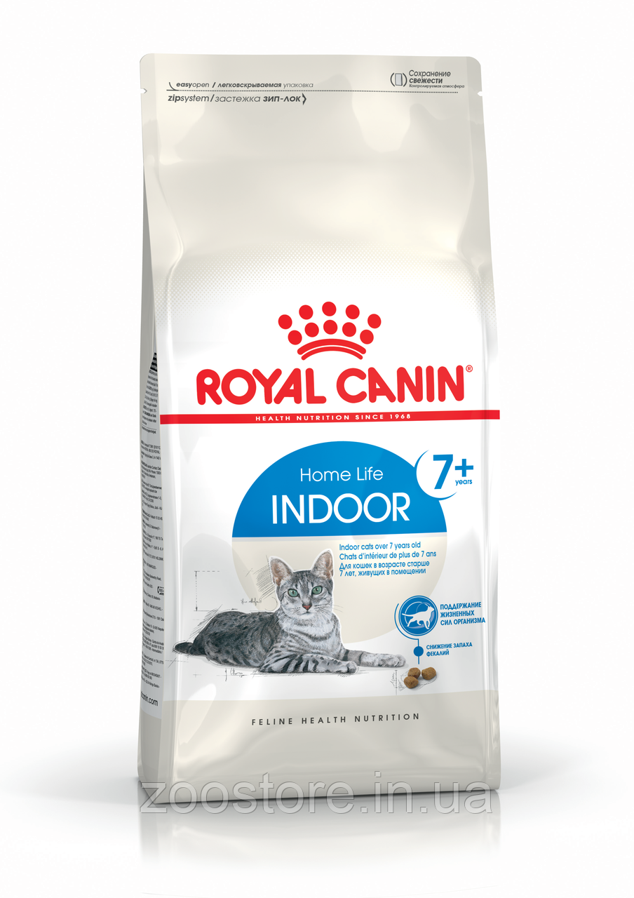 Корм сухий Royal Canin для дорослих котів Indoor 7+ 3.5 kg