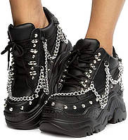 Модные кроссовки Anthony Wang Space Candy с украшением и заклепками на платформе со шнуровкой