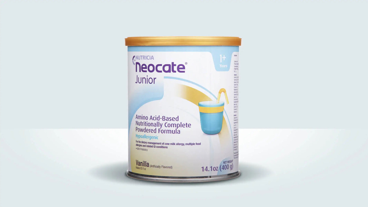 Neocate Junior Амінокислотна суміш Неокейт Джуніор, Ваніль смак для дітей від 1 до 10 років/ USA BX362