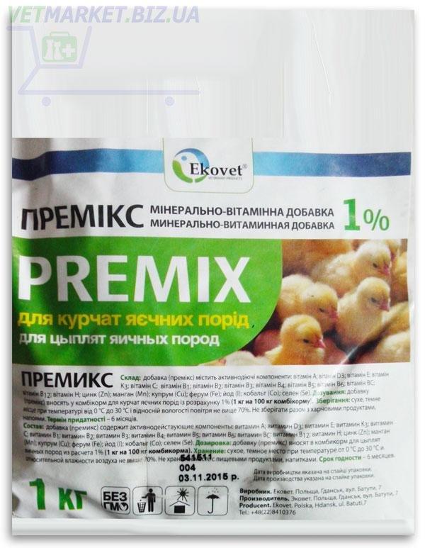 Премікс "Ековет" Курчата 1кг, фото 1