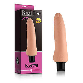 Реалістичний вібратор - Real Feel Cyberskin Vibrator 2 Flesh 8"