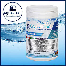 Crystal Pool Quick Chlorine Tablets | Шок-хлор у таблетках по 20 гр (банка 1 кг)